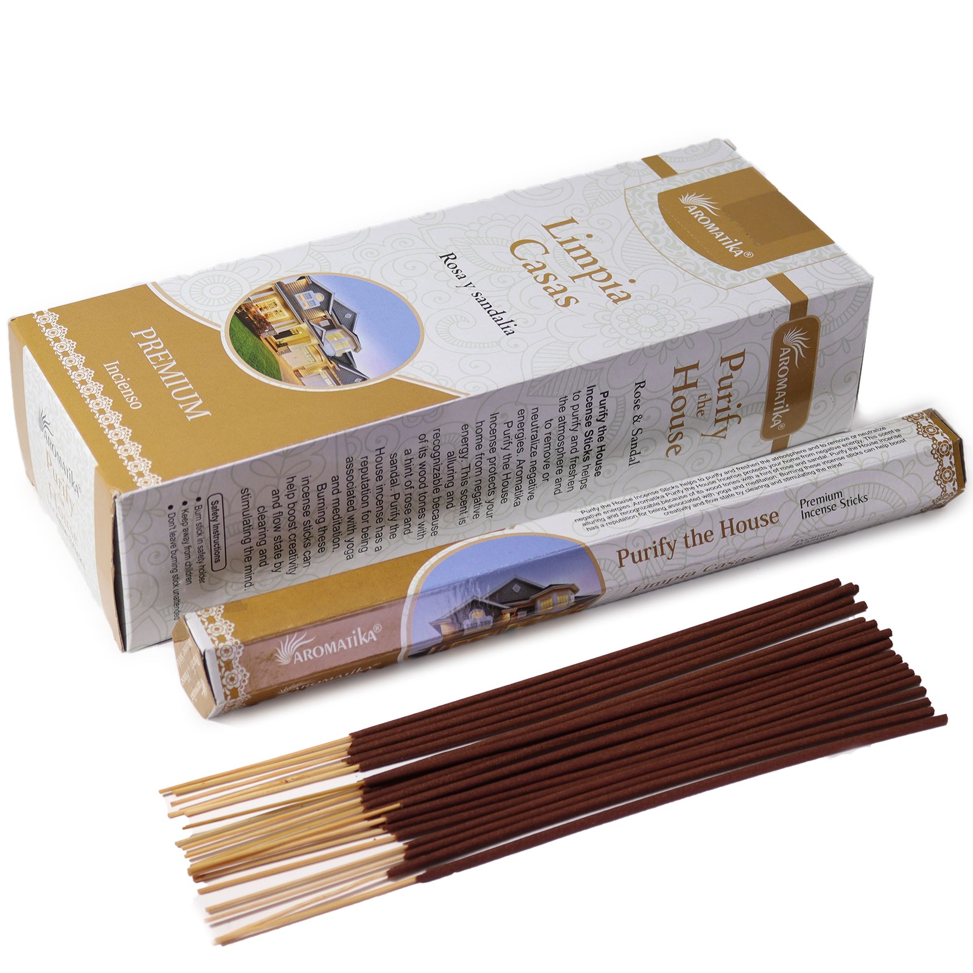 Incienso Hexagonal sin carbón Aromatika - Purifica tu hogar