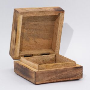 Caja cuadrada grande 15x17.5x8cm - Sol - HOP HARE
