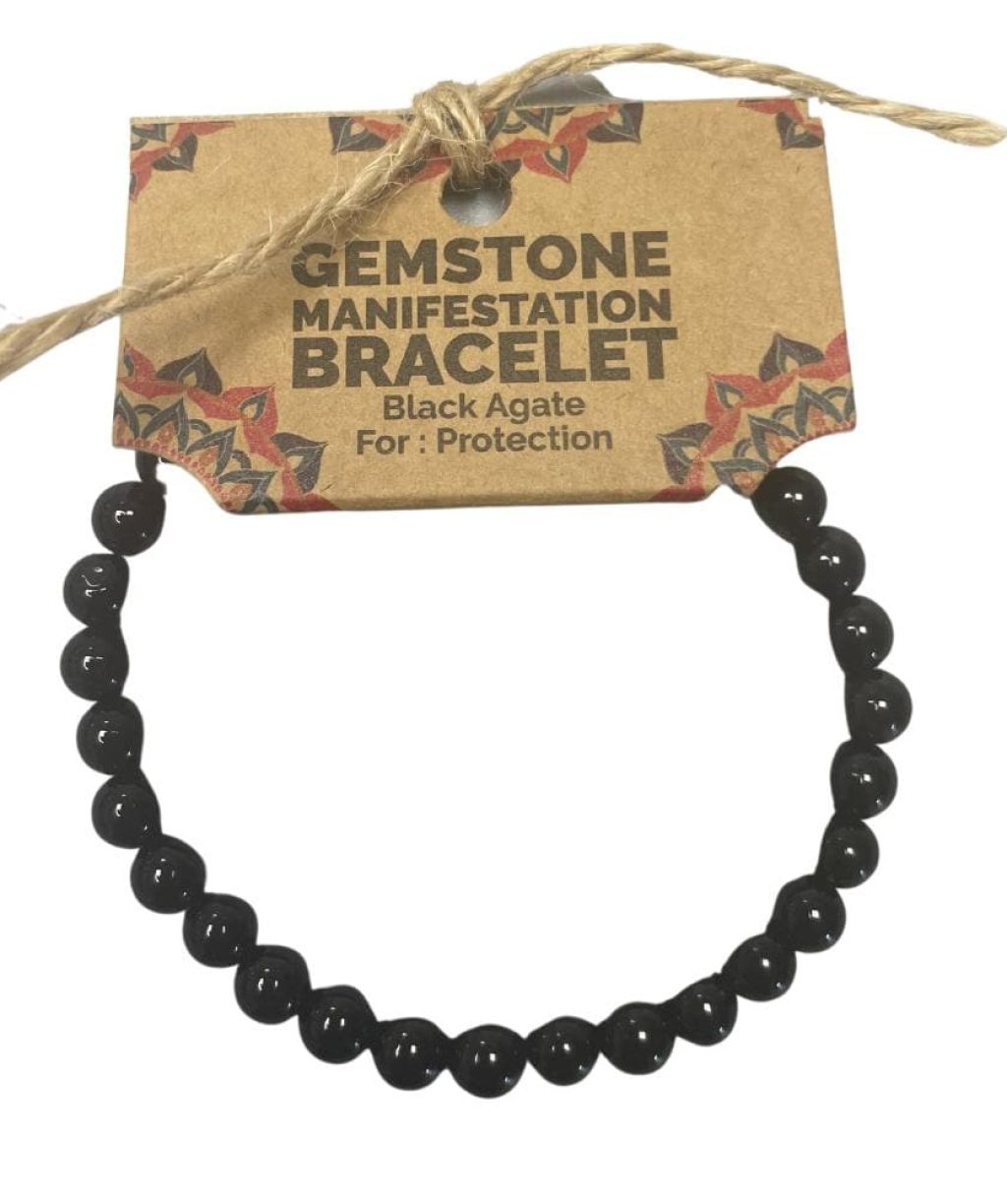 Pulsera de manifestación de piedras preciosas - Granate de sangre - Protección